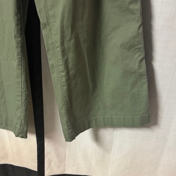 GAP WOMENS Khaki Green wide leg - Picture 4 of 8